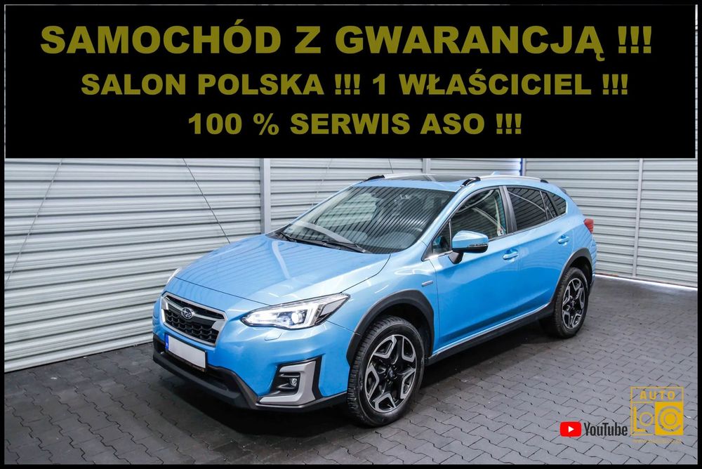 Subaru XV Salon POLSKA + 100% Serwis SUBARU + 100% BEZWYPADKOWY + 4x4 + Automat