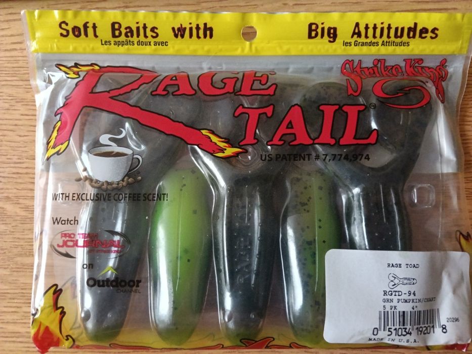 Przynęty gumowe Quantum i Strike King 5 opakowań