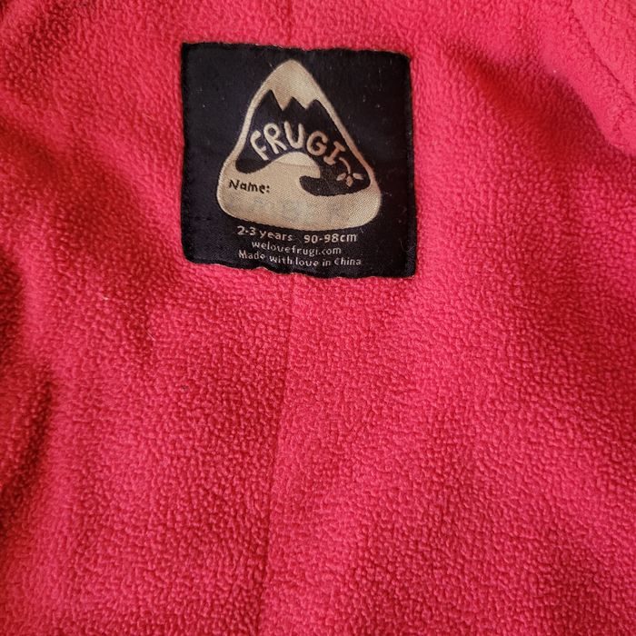 Демісезонна куртка Frugi на флісі, р. 90-98 (2-3 роки), з їжачками