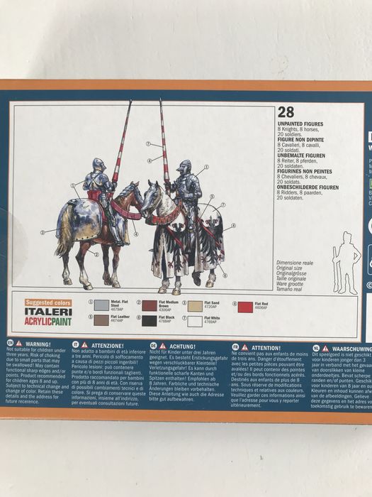 Figurki French Warriors model do sklejenia Italeri 6026