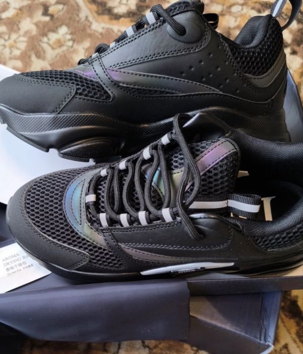 Dior B22 Black Calfskin Trainer
