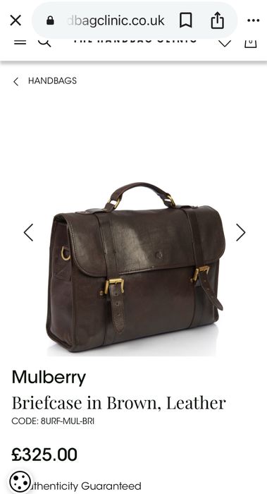 Чоловіча бізнес сумка Mulberry elkinton ОРИГІНАЛ