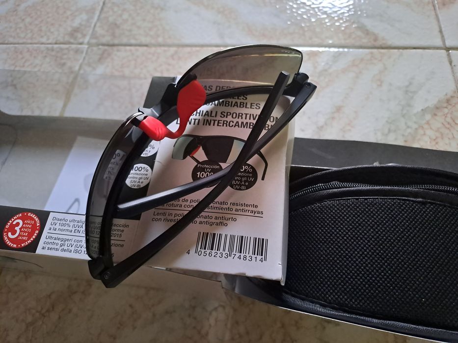 Óculos desportivos com lentes de substituição (Artigo Novo)