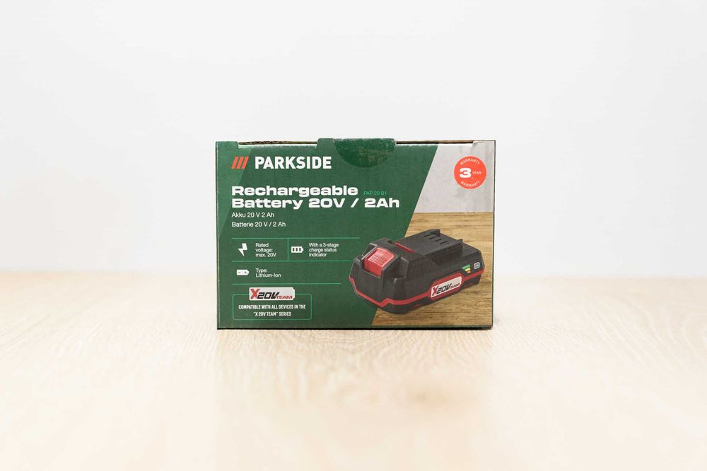 Акумулятори і зарядки PARKSIDE / 12В 2Ah 4Ah 5Ah, 20В 2Ah 4Ah 8Ah