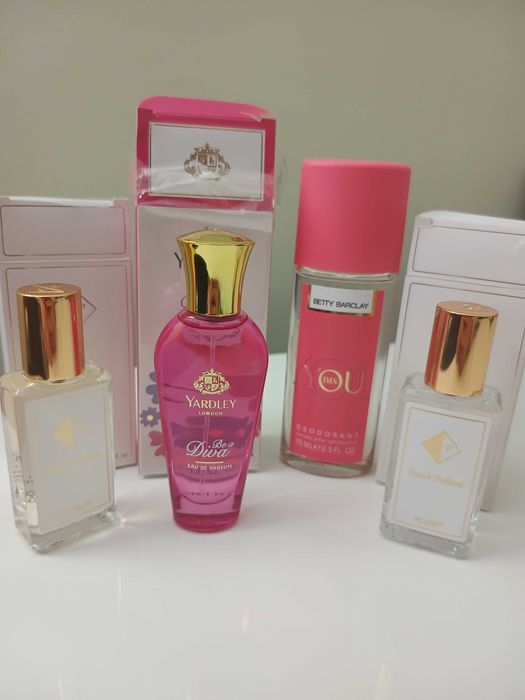 Perfumy Aguilera, Yardley, Avon,Betty Barclay, Ferragamo
