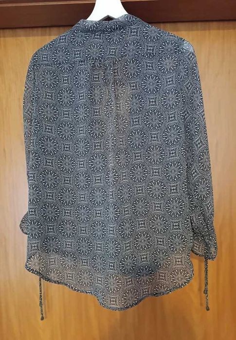 Blusa Chiffon com manga 3/4