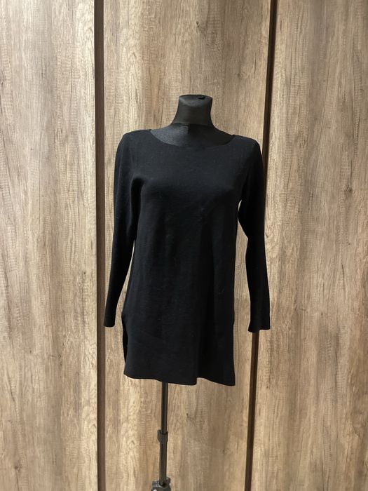 Czarna bluzka z dzianiny