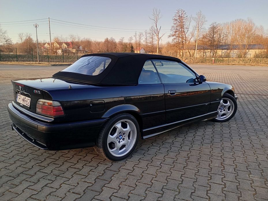 BMW M3 E36 Cabrio 3.2L - zadbane i bezwypadkowe - nowy dach - serwisowana - stan bdb