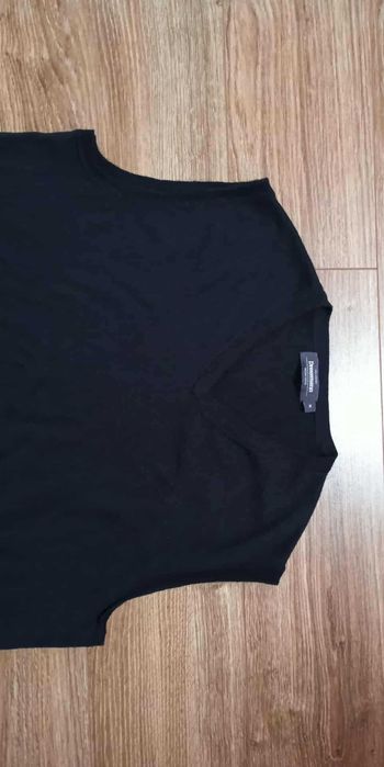 Bezrękawnik sweter Dressmann rozmiar m ciepły 100% wełna merino