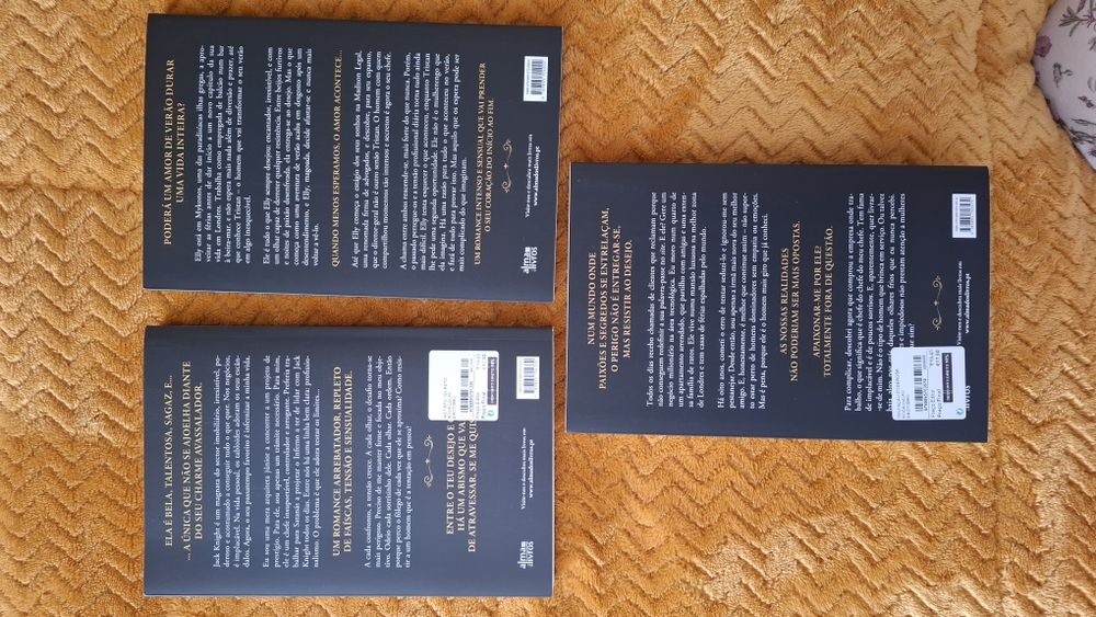 Livros triologia Rosa Lucas