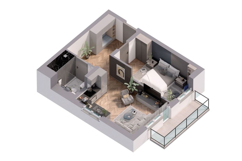Apartament City Square | Centrum | Wysoki standard