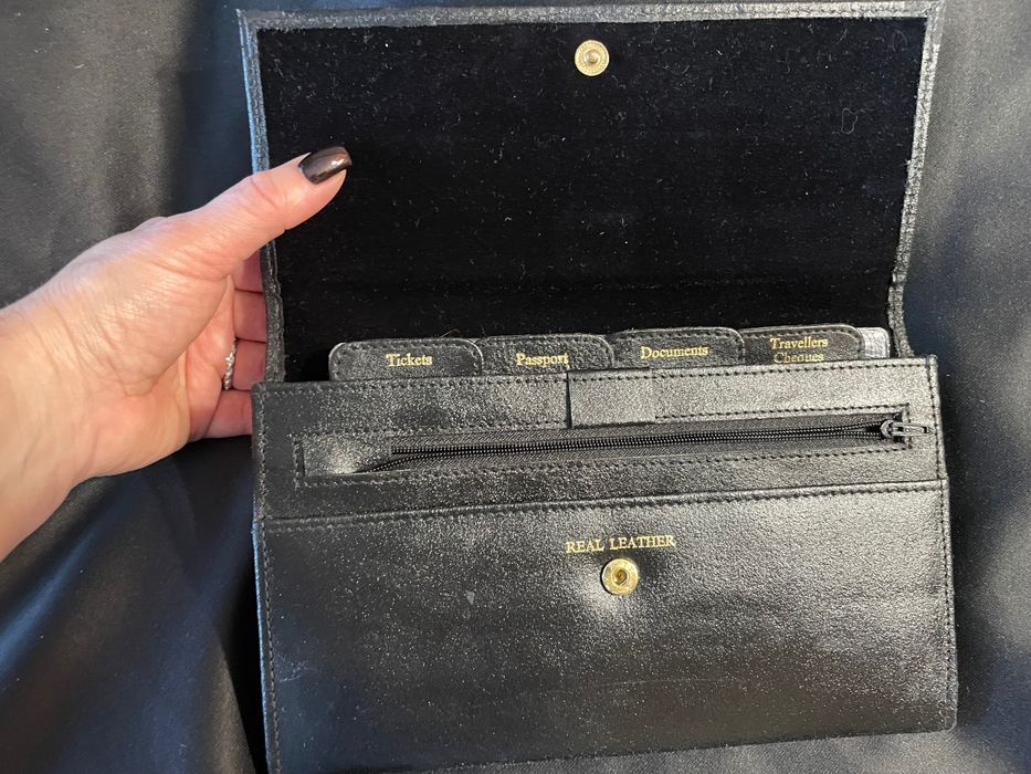 Клатч кошелек из натуральной кожи италия