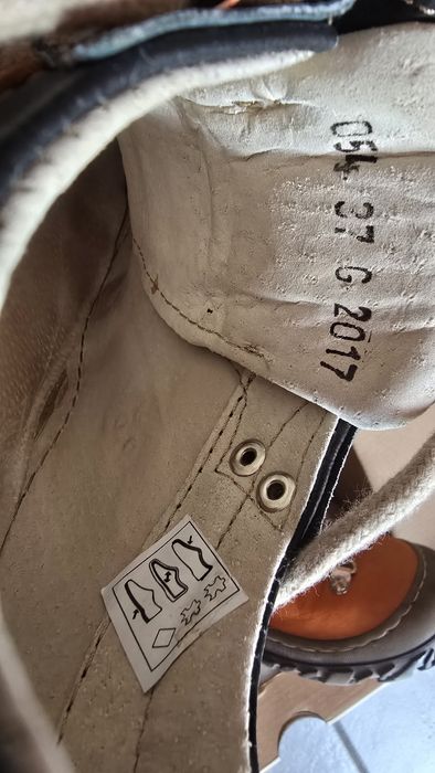 Buty nagaba 054 pomarańczowe r37