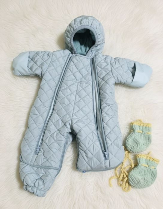 конверт/комбенизон 0/12мес.берюзовый