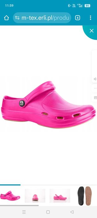 Klapki damskie  FITCLOG Basic 001