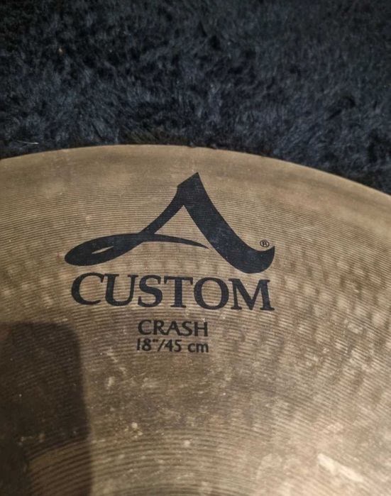 Zildjian A custom Crash 18" talerz rock metal