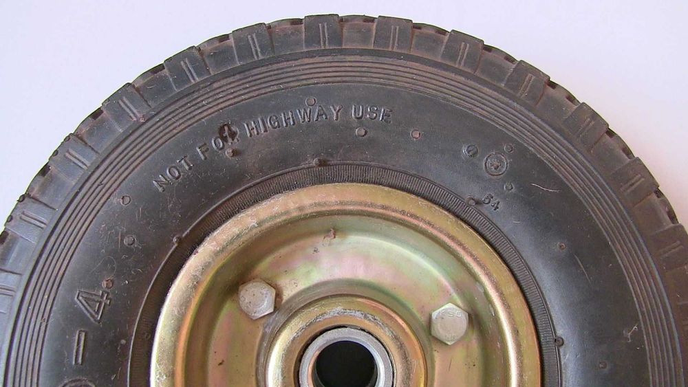 Пневматическое колесо надувное для тележки. Aslan 3.00-4