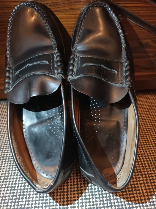 Sapatos mocassim mackjames em pele genuína