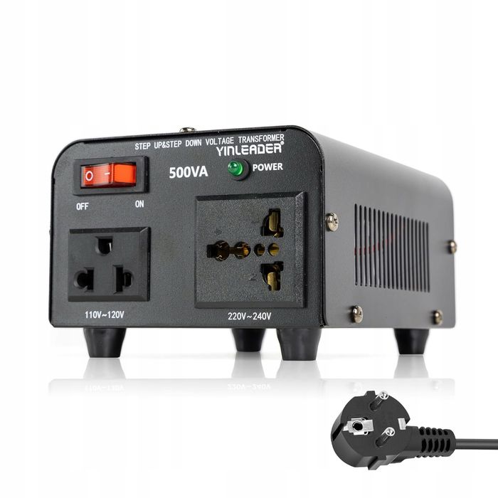Przetwornica napięcia - Wyjście 110/220 V AC - transformator 500W