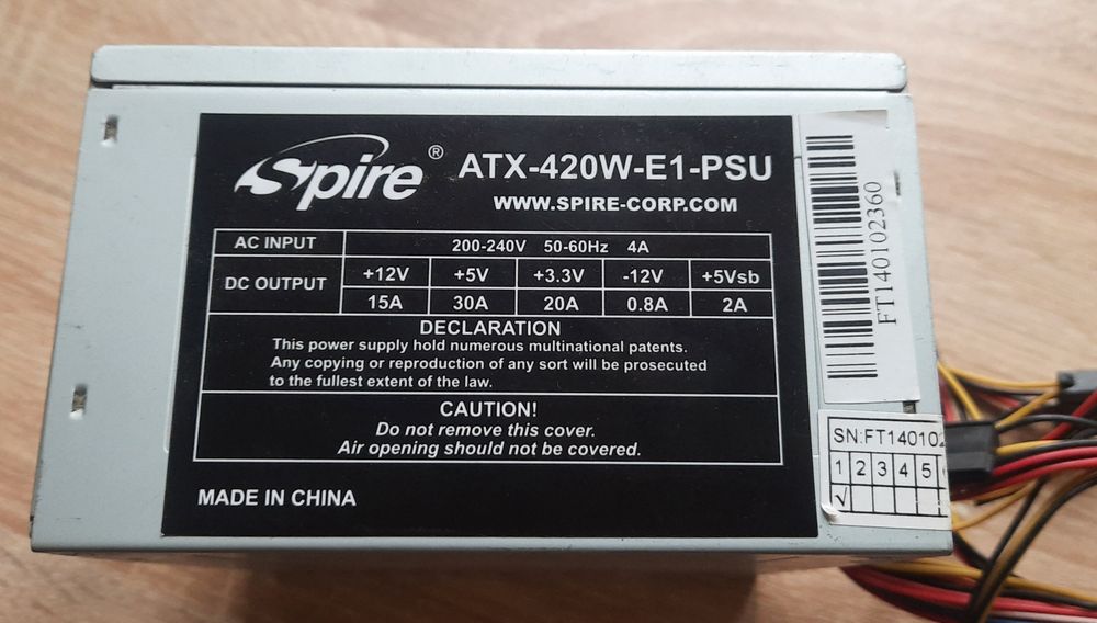 Блок питания Spire 420W