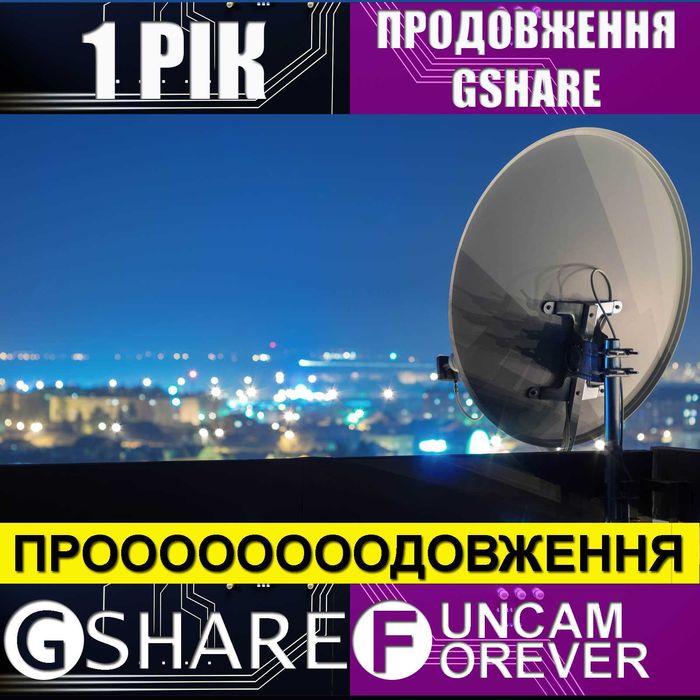 Продление gshare, funcam, forever