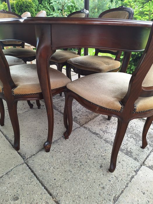 Sam stół owal rozkładany