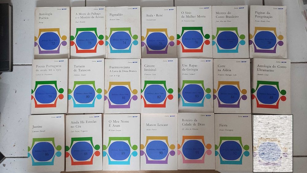 Lote 87 Livros Coleção Livros RTP