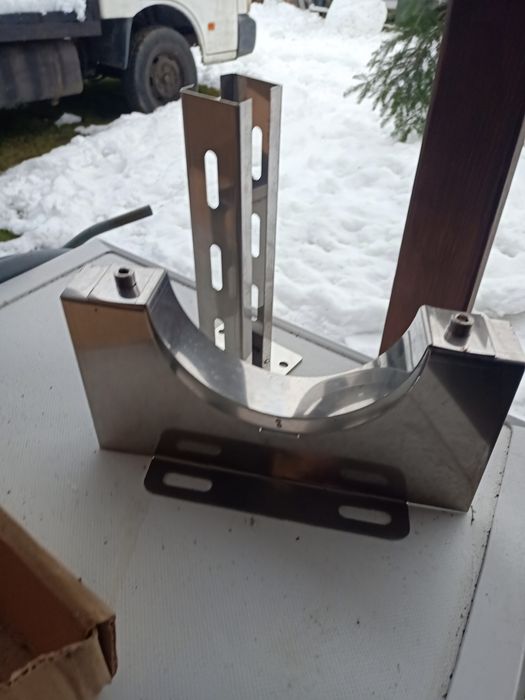 wspornik ścienny regulowany 50 -150 mm fi 110