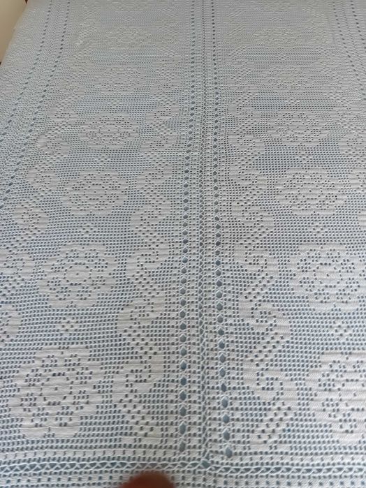 Colcha em croché para cama de solteiro