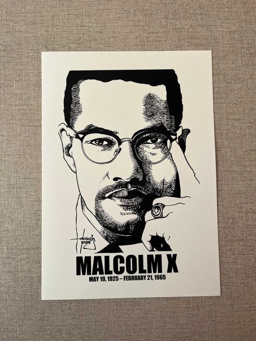 Poster Malcom X - Ilustração Iconográfica - Exclusivo!