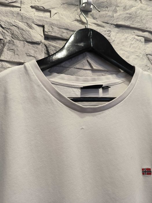 Koszulka Napapijri Logo Biała T-Shirt Basic