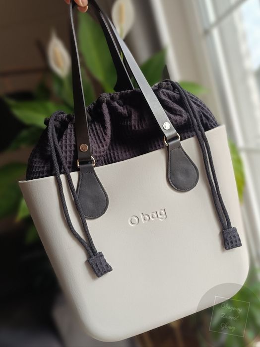 Nowa torebka obag grigio chiaro mini