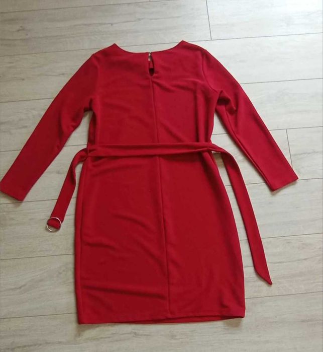 Sukienka Greenpoint 44 XXL bordowa