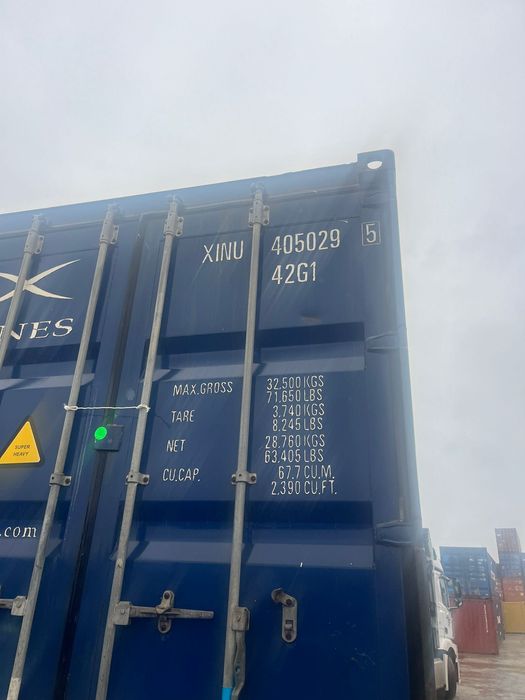 Contentor marítimo usado 40’ DV