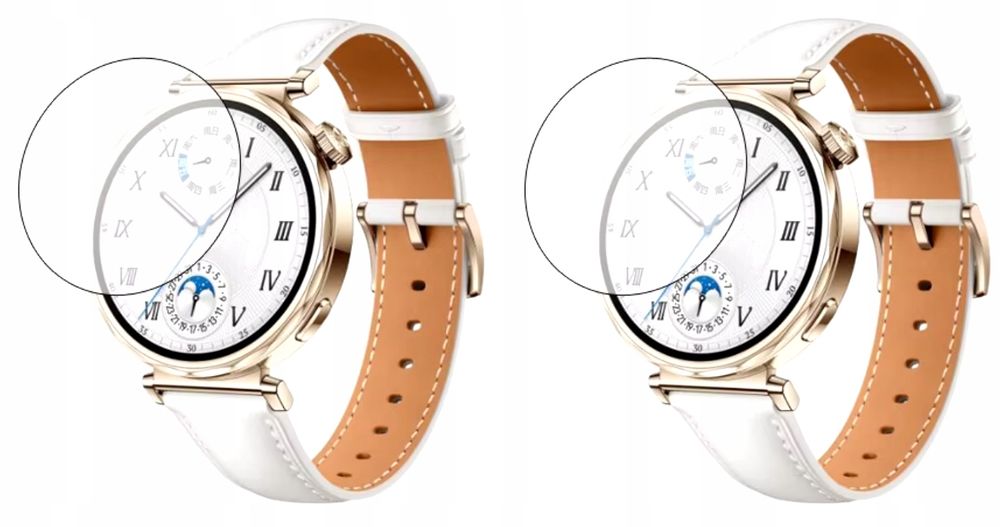 Zestaw Ochronny 2 x Szkło Hartowane 9H Huawei Watch GT 5 Elegant 41mm