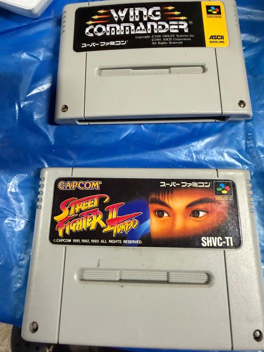 2x gra na Nintendo , Famicom street Fighter ll, wing commander