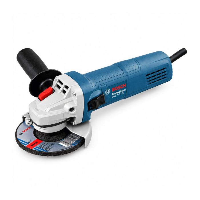 Болгарка Bosch Professional GWS 750-125 — шліфмашина КШМ на 230 В із диском 125 мм, 750 Вт, 11 000 об/хв