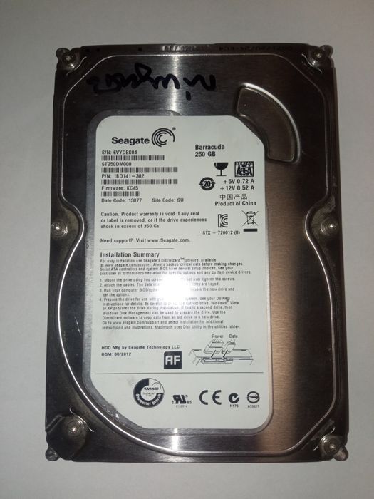 HDD, жосткий диск 3,5