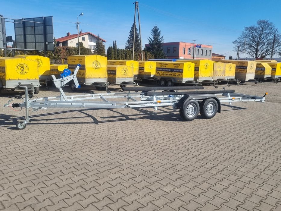 Przyczepa podłodziowa 2000 , 2500 DMC przyczepy nowe PRODUCENT do 7.8m