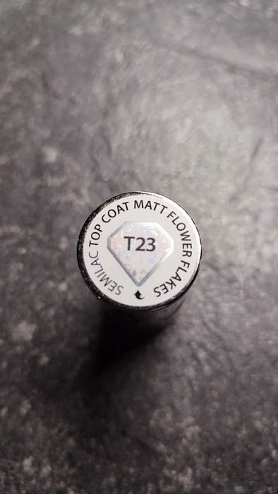 SEMILAC top coat matt flower flakes
