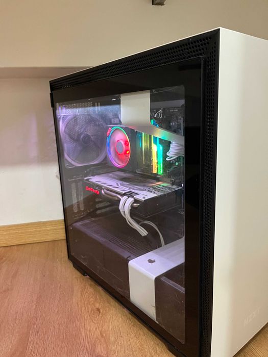 Setup Completo: PC Gaming (NZXT) + 2 Monitores Dell 24" + Periféricos