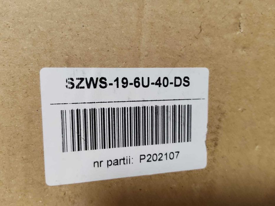 Szafka RACK SZWS-19-6U-40-DS nowa cena 135,00 PLN