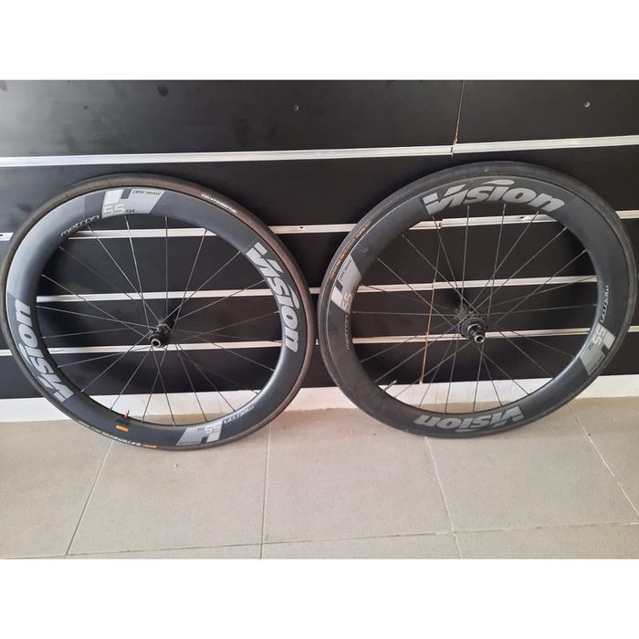 Par de rodas de carbono de disco para sram