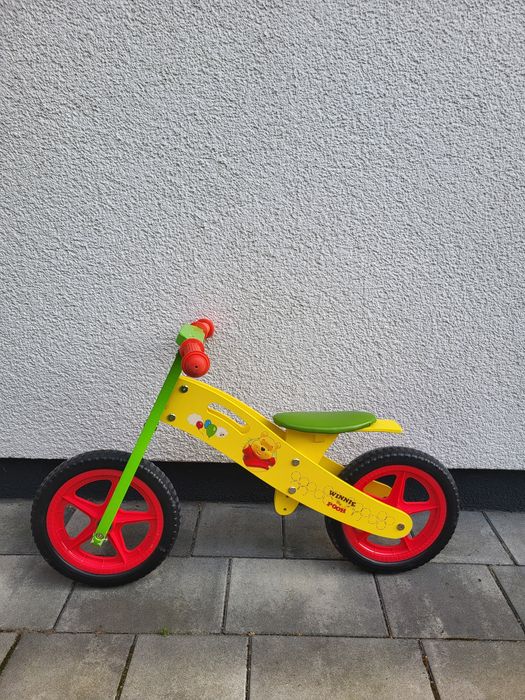 Rowerek biegowy lekki Kubuś Puchatek
