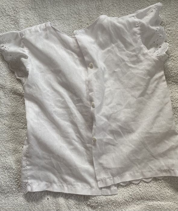 Bluzka biała dziecięca