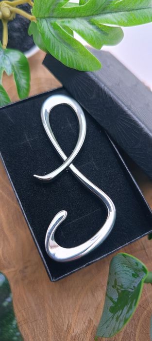 Nowa duża elegancka broszka nieskończoność + gratis