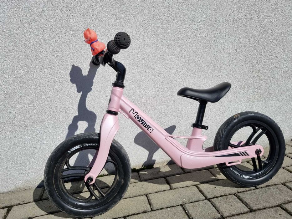 Rower biegowy, biegówka Movino różowy