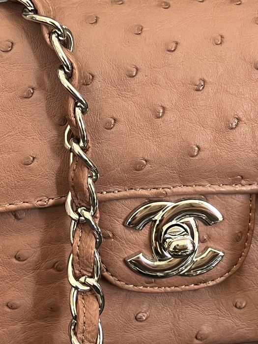 Сумка Chanel кожа страуса
