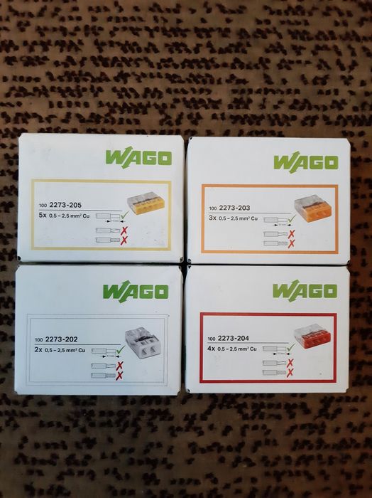 Złączki elektryczne WAGO-Zestaw