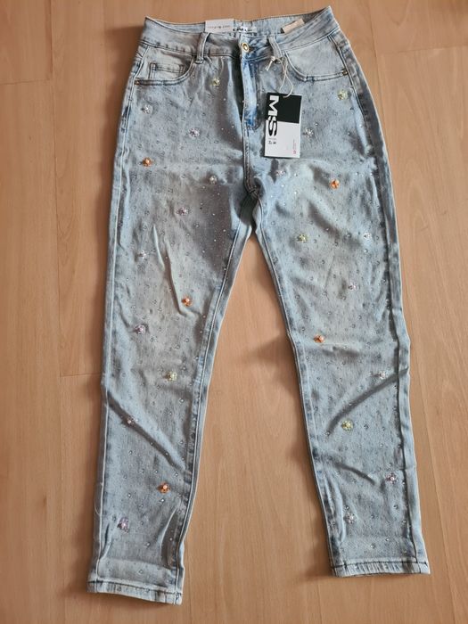 Elastyczne Jeansy MSara rozmiar S